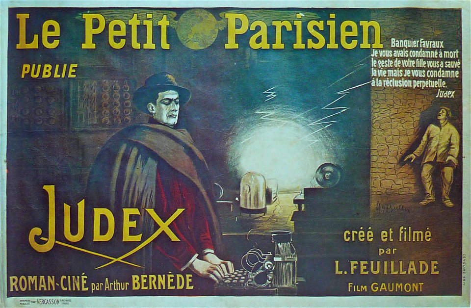 Cappiello affiche Judex 1916