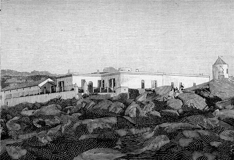 Caprera – Casa di Garibaldi (xilografia)