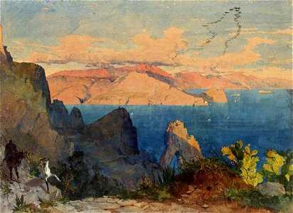 Capri 1853 by Alfred Downing Fripp