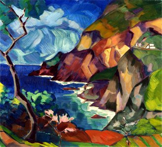 Capri maastik, Konrad Mägi, TKM TR 3368 M 556