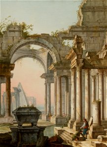 Capriccio with Ruins by Pietro Bellotti Mauritshuis 307