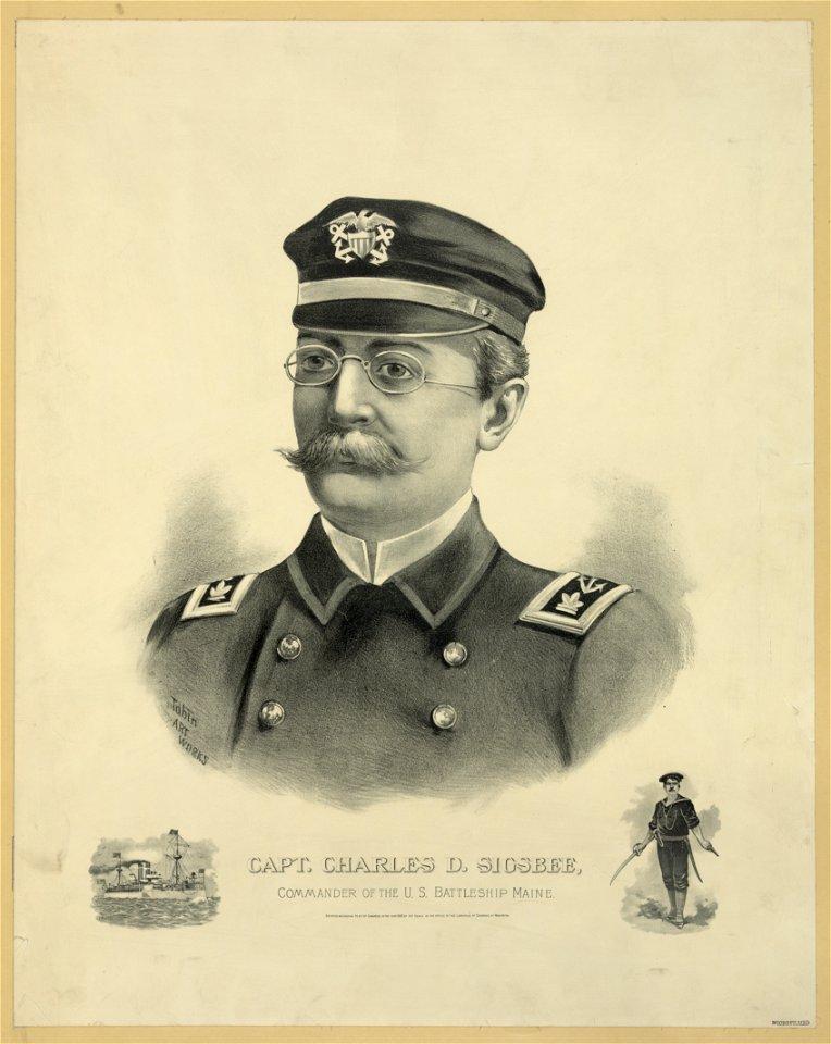 Capt. Charles D. Sigsbee, Commander of the U.S. battleship Maine LCCN2004669141