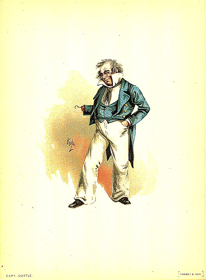 Captain Cuttle Dickens 1889