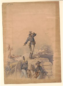 Captain Hubert Dilger at Resaca, Georgia, May 1864 LCCN2017647017