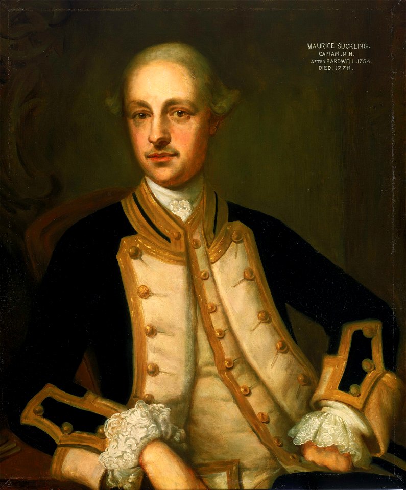 Captain Maurice Suckling, 1725-1778 RMG BHC3045