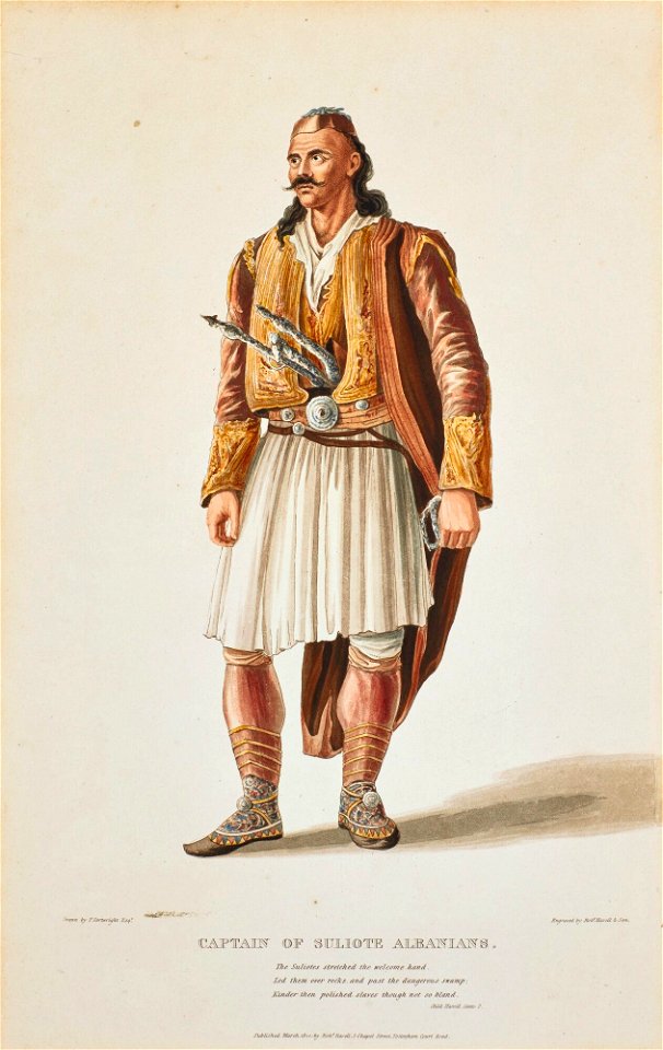 Captain of Suliote Albanians - Robert Havell & Son after Joseph Cartwright - 1822