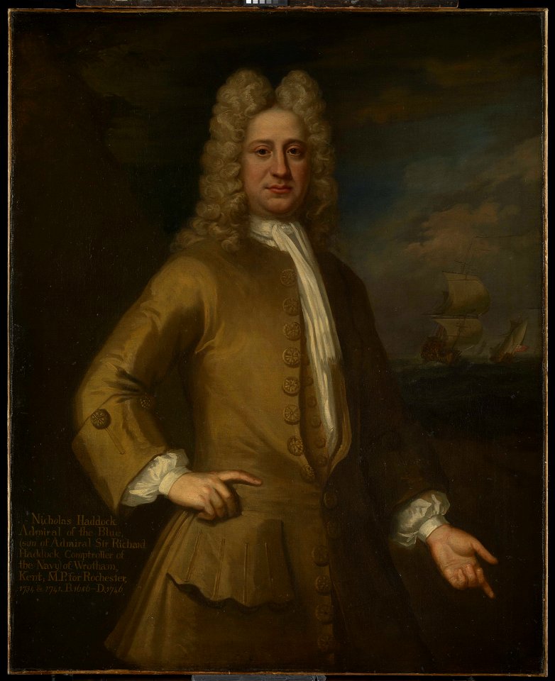 Captain Nicholas Haddock (c. 1685-1746) RMG BHC2729