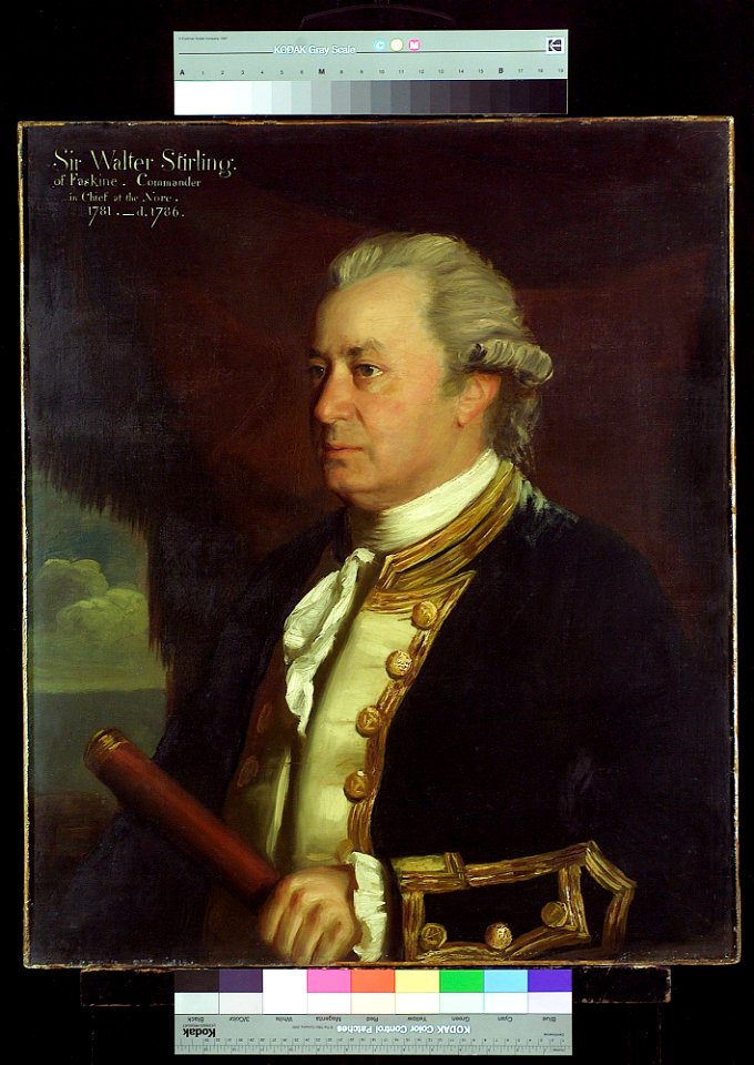 Captain Sir Walter Stirling, 1718-86 RMG BHC3038