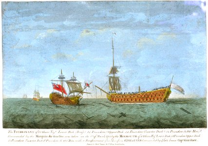Capture du vaisseau le Foudroyant en 1758