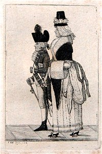 Captn- Billaird & his Wife (BM 1935,0522.13.156)
