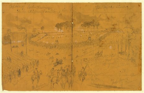 Capture of Fort Harrison on the Chaffins Farm line of Works LCCN2004661373