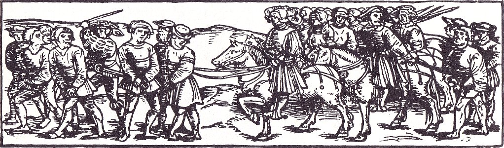 Captured peasants