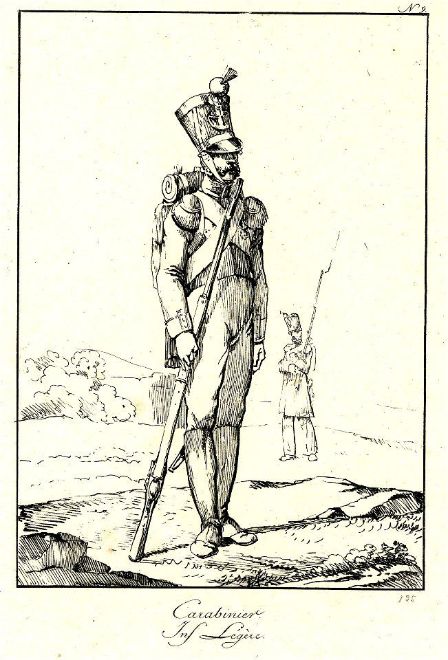 Carabinier Inf légère. (BM 1855,0414.59)