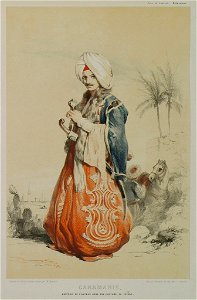 Caramanie Portrait de l'auteur dans son costume de voyage - Laborde Léon Emmanuel Simon Joseph - 1838