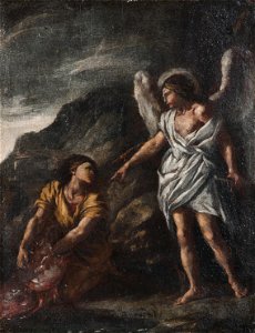 Battistello Caracciolo Tobias und der Engel