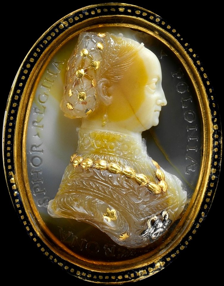 Caraglio Cameo of Bona Sforza