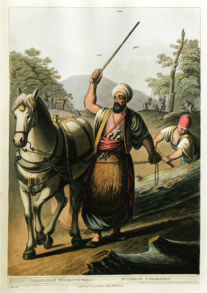 Caramanian woodcutters - Mayer Luigi - 1803