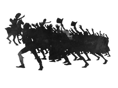 Caran d'Ache - Zinc silhouette for the Chat Noir cabaret shadow play L'Épopée (The Epic) - Google Art Project
