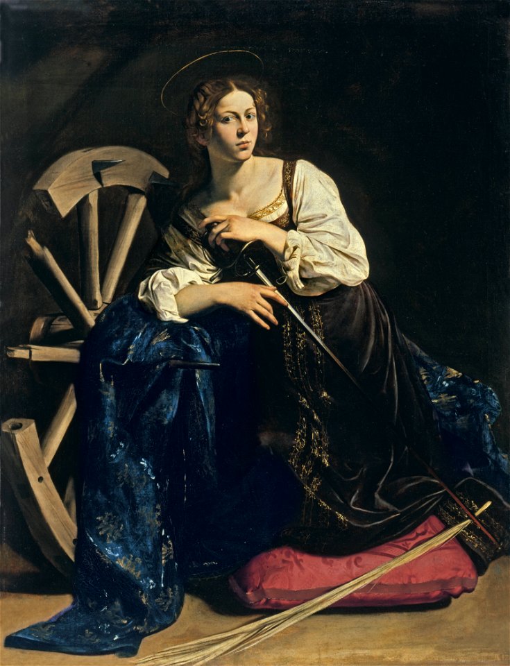 Caravaggio - Saint Catherine of Alexandria - Google Art Project