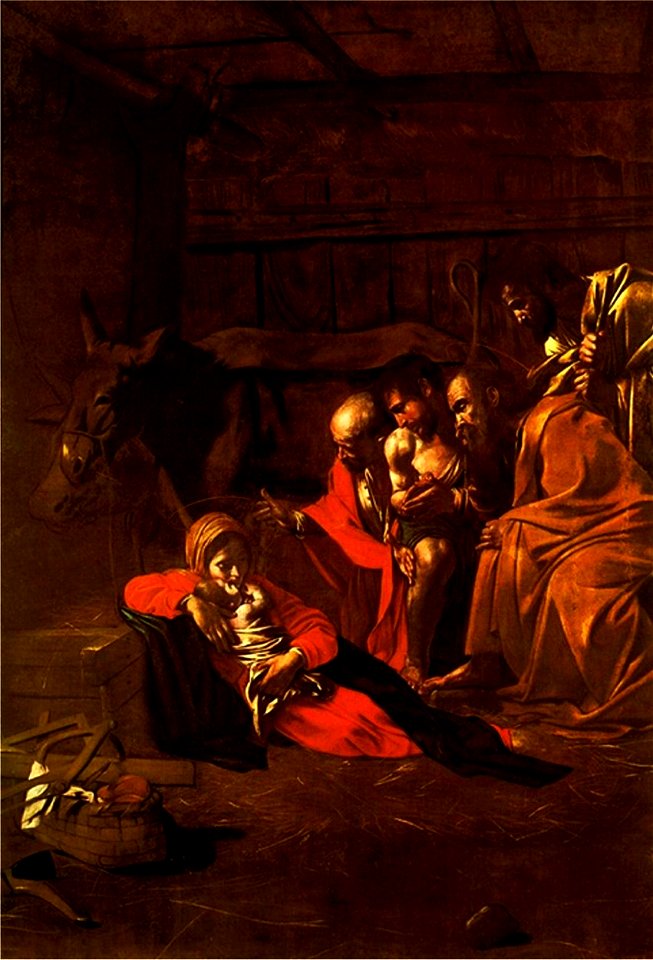 Caravaggio - Adorazione dei pastori