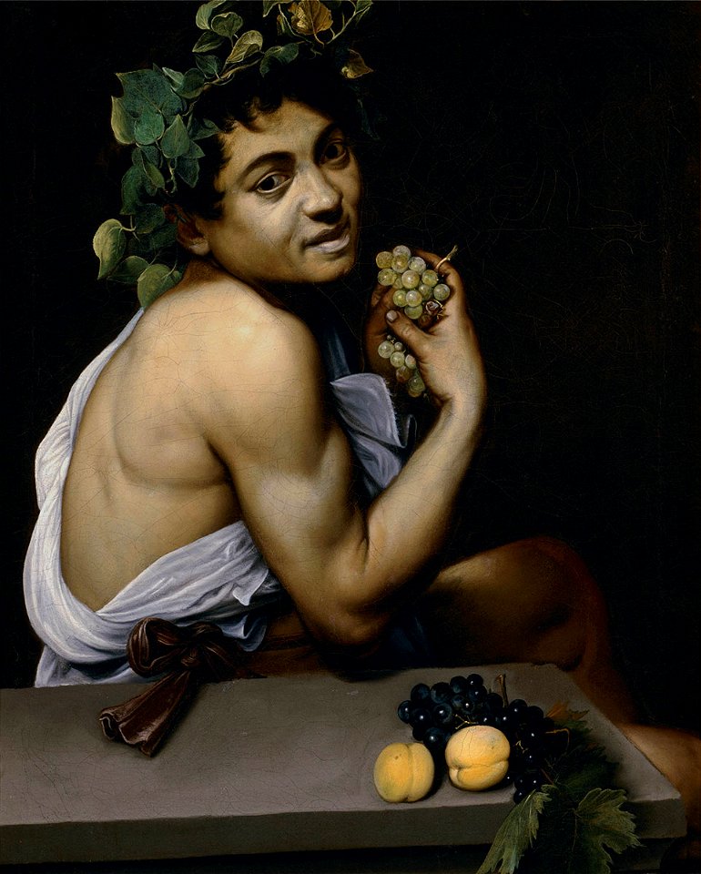 Caravaggio - Autoritratto in veste di bacco - INV 534