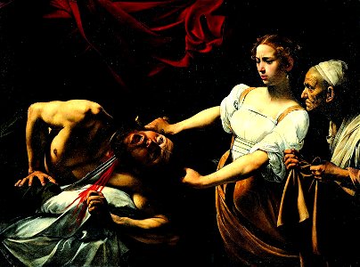 Caravaggio - Giuditta che taglia la testa a Oloferne (1598-1599)
