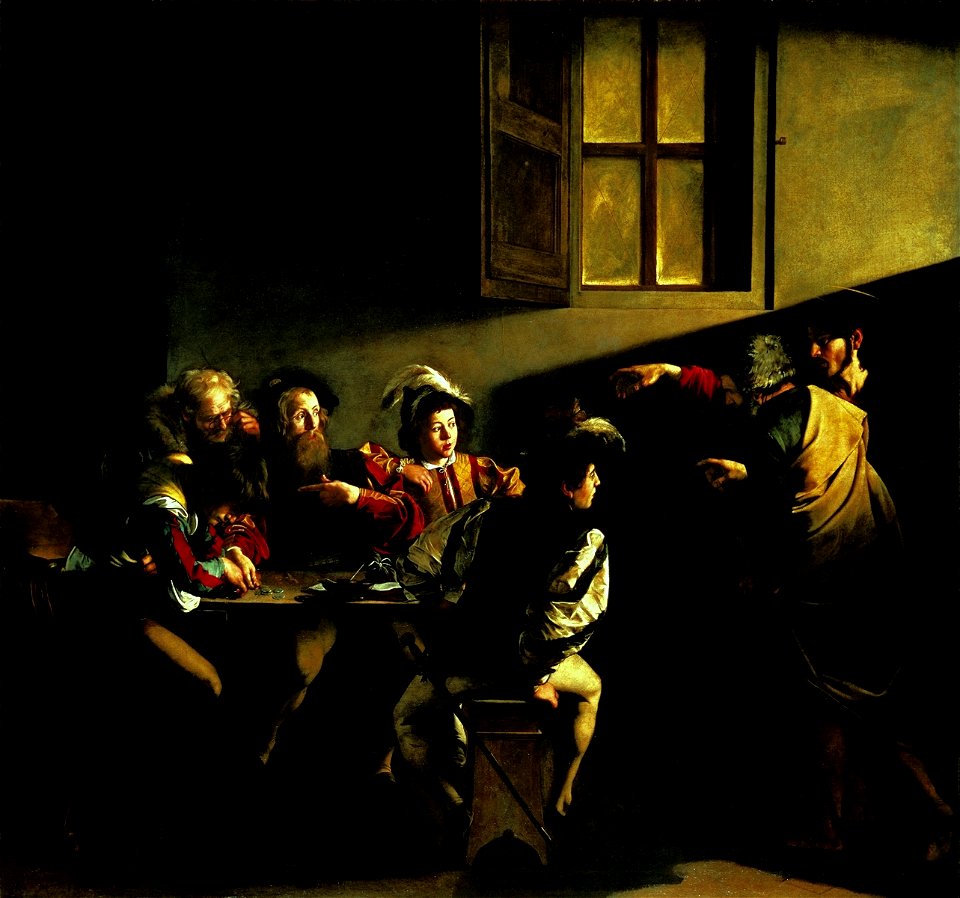 Caravaggio - La vocazione di San Matteo