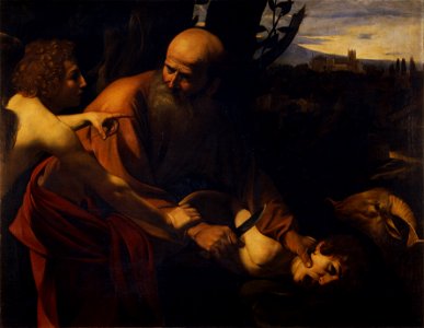 Caravaggio - Sacrificio di Isacco - Google Art Project