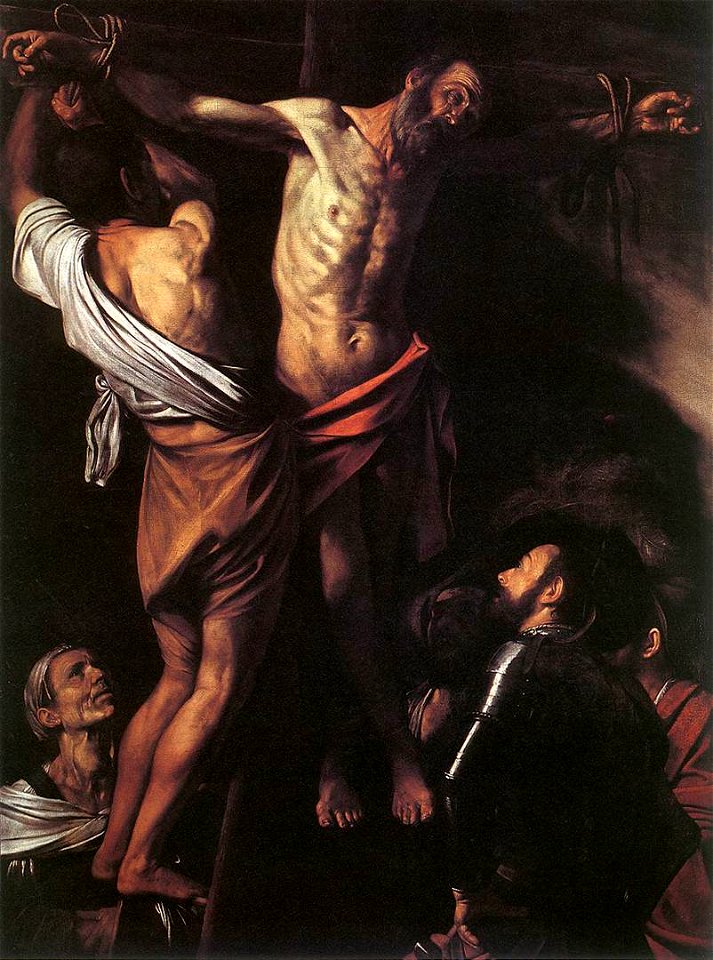 Caravaggio Crucifixion santandrew