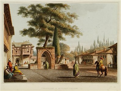 Caravansary at Kustchiuk Czemece - Mayer Luigi - 1810