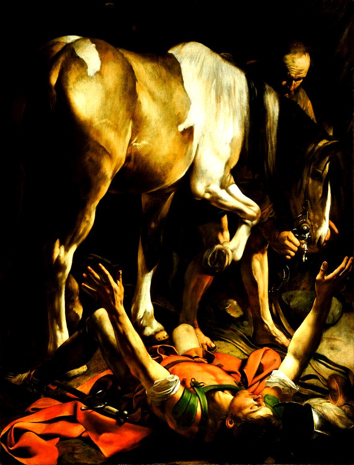 Caravaggio-The Conversion on the Way to Damascus