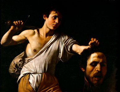 CaravaggioDavidGoliathVienna