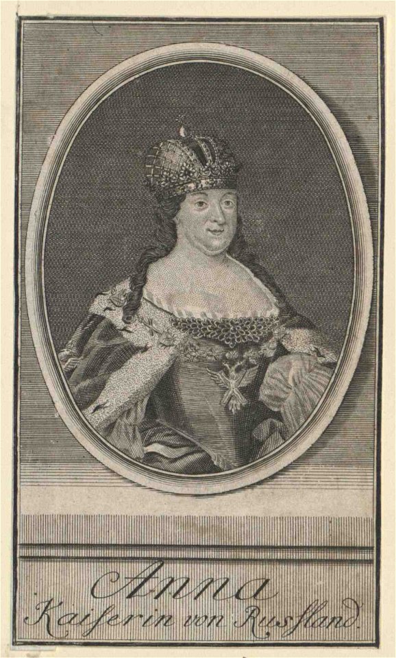 Anna of Russia after Caravaque (engraving) 02
