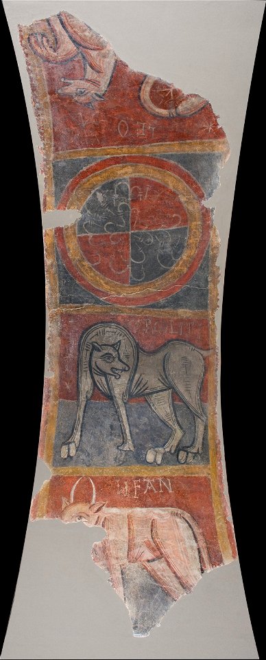 CARCOLITI, elephant and lion from Sant Joan de Boí - Google Art Project