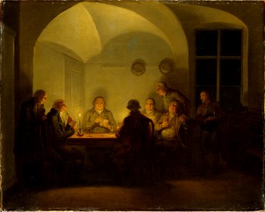Card Players (Alexander Lauréus) - Nationalmuseum - 19982