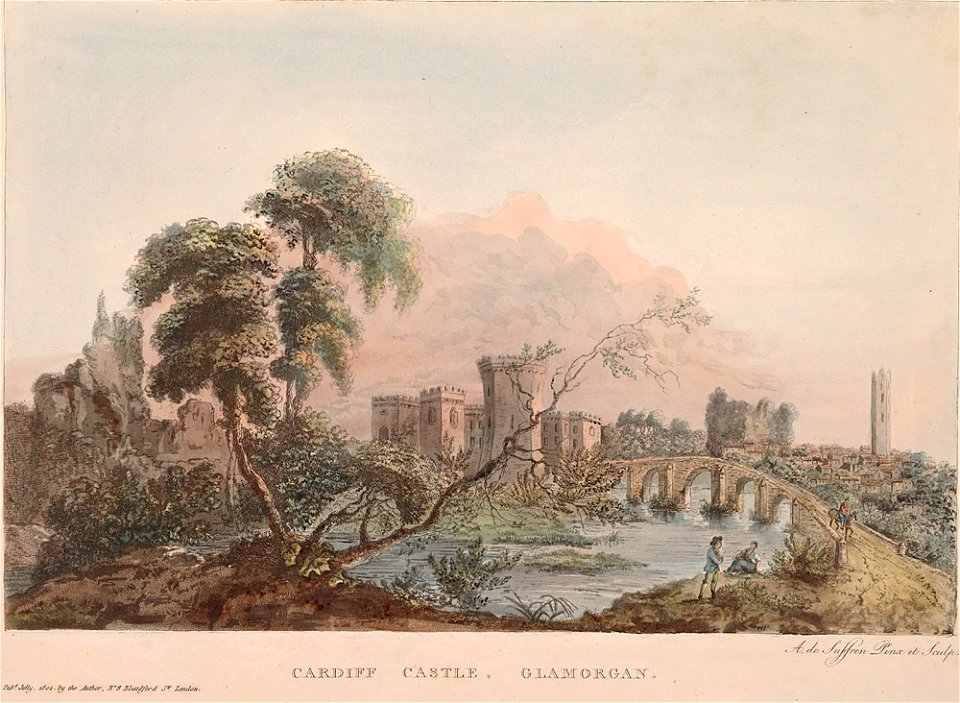 Cardiff castle, Glamorgan