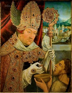 Cardinal Albrecht of Brandenburg as St Martin (DE BDDM M06065 2005-06 Overall-002)
