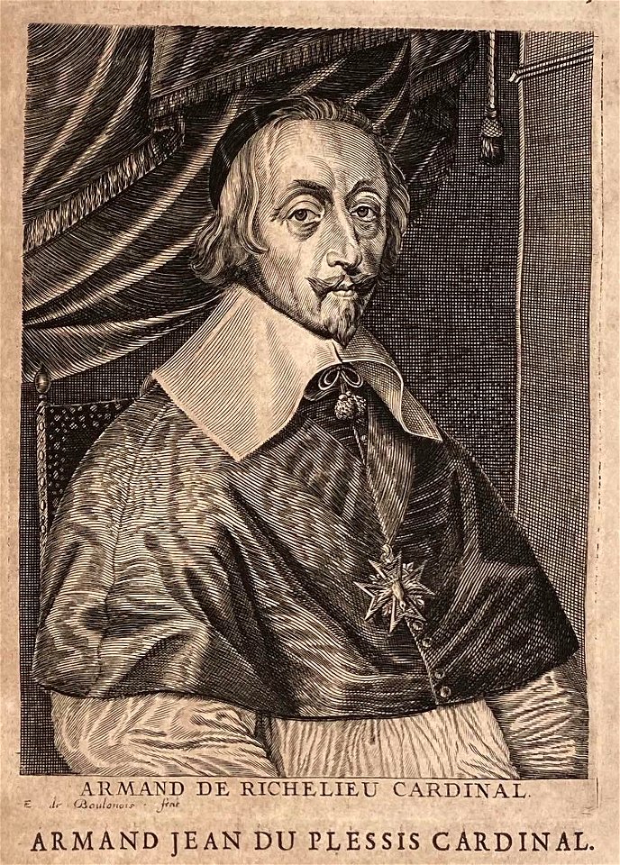 Cardinal Armand Jean du Plessis, Duke of Richelieu