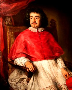 Cardinal Flavio Chigi by Jacob Ferdinand Voet. Free illustration for personal and commercial use.