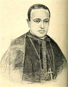 Cardinale Andrea Ferrari, arcivescovo di Milano. Free illustration for personal and commercial use.
