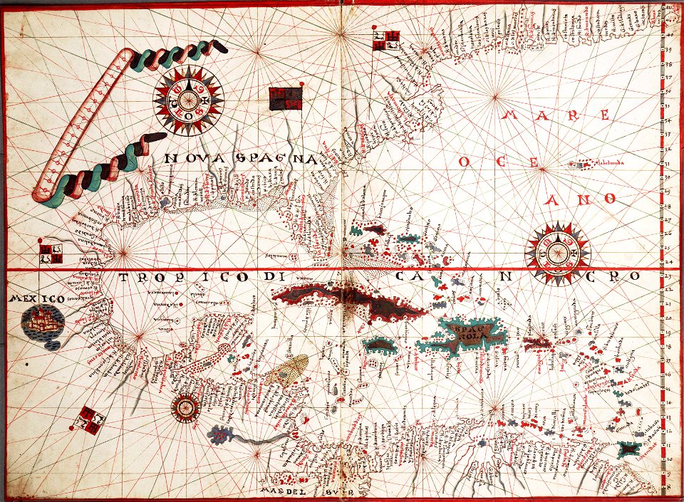 Caribbean and coasts of America RMG F1755