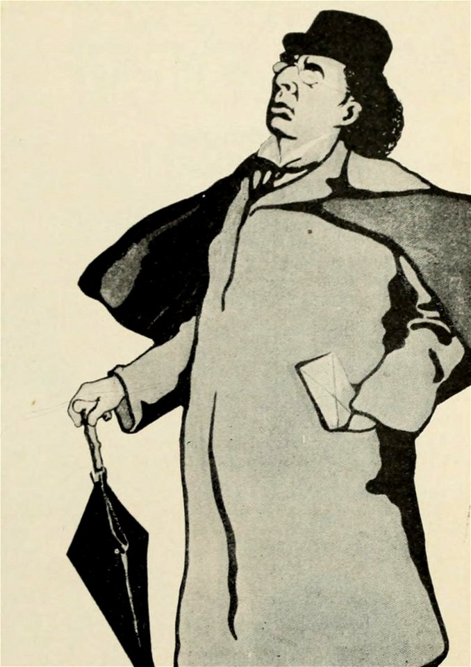 Caricature of Israel Zangwill