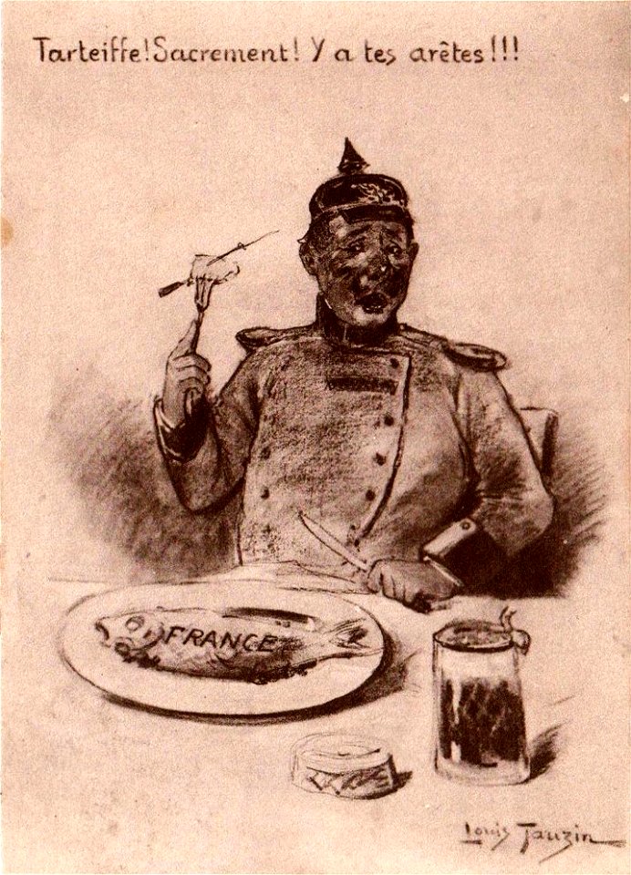 Caricature anti-allemande 1