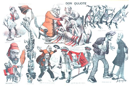 Caricatura, Don Quijote, 22 de agosto de 1902