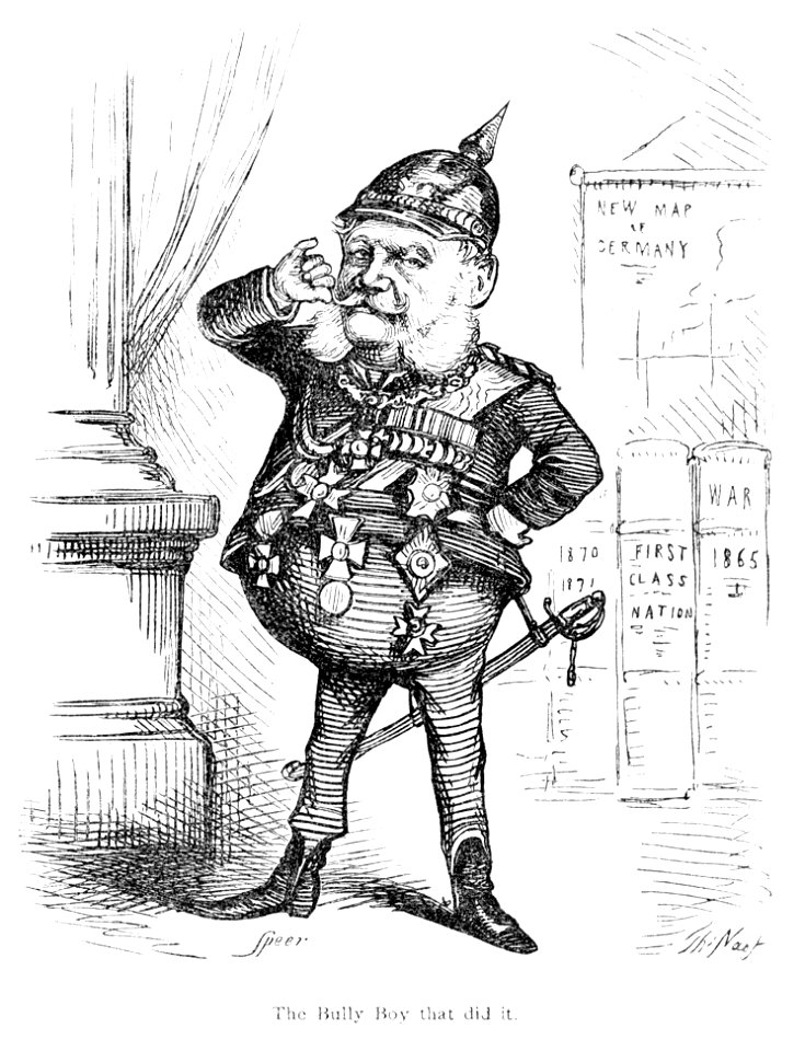 Caricature of Wilhelm I by Thomas Nast - Free Stock Illustrations ...