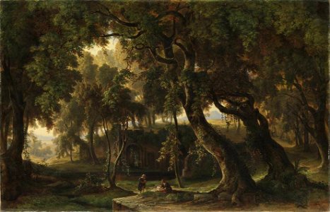 Carl (Charles) Ross - Die Grotte der Nymphe Egeria bei Rom - 11590 - Bavarian State Painting Collections