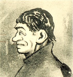 Caricature Portrait in Profile by Theo van Doesburg Centraal Museum AB4390