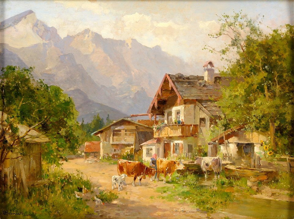 Carl Adam Heinisch Partie bei Garmisch