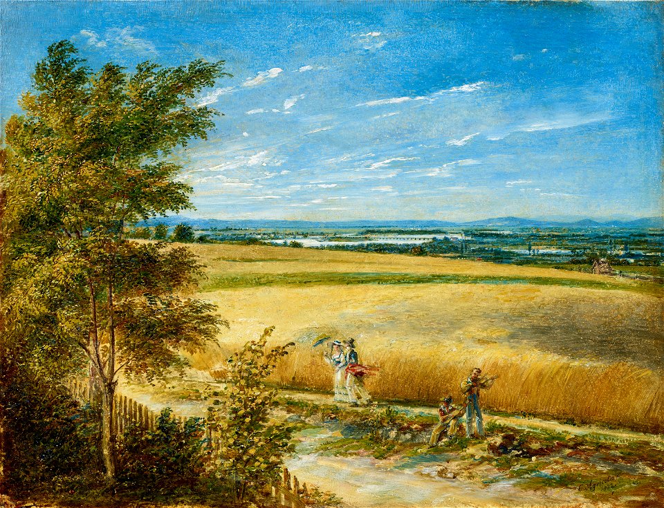 Carl Agricola - Die Donau mit der alten Reichsbrücke - 4280 - Österreichische Galerie Belvedere