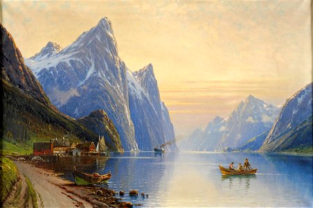 Carl Bergfeld Fjordlandschaft